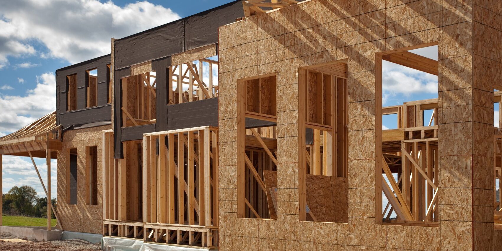 New construction banner stock